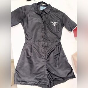 Prada Classic Black romper,Worn 2 times only.. I love it but It does not fit me
